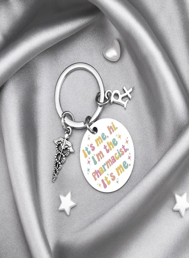 MOEXUKO Pharmacist Gifts for Women Pharmacy Technician Gifts Pharmacist Keychain Thank You Gift for Pharmacy Medical Assistant Friends Birthday Thanksgiving Christmas Gift Pharmacists Keyring - Image 3